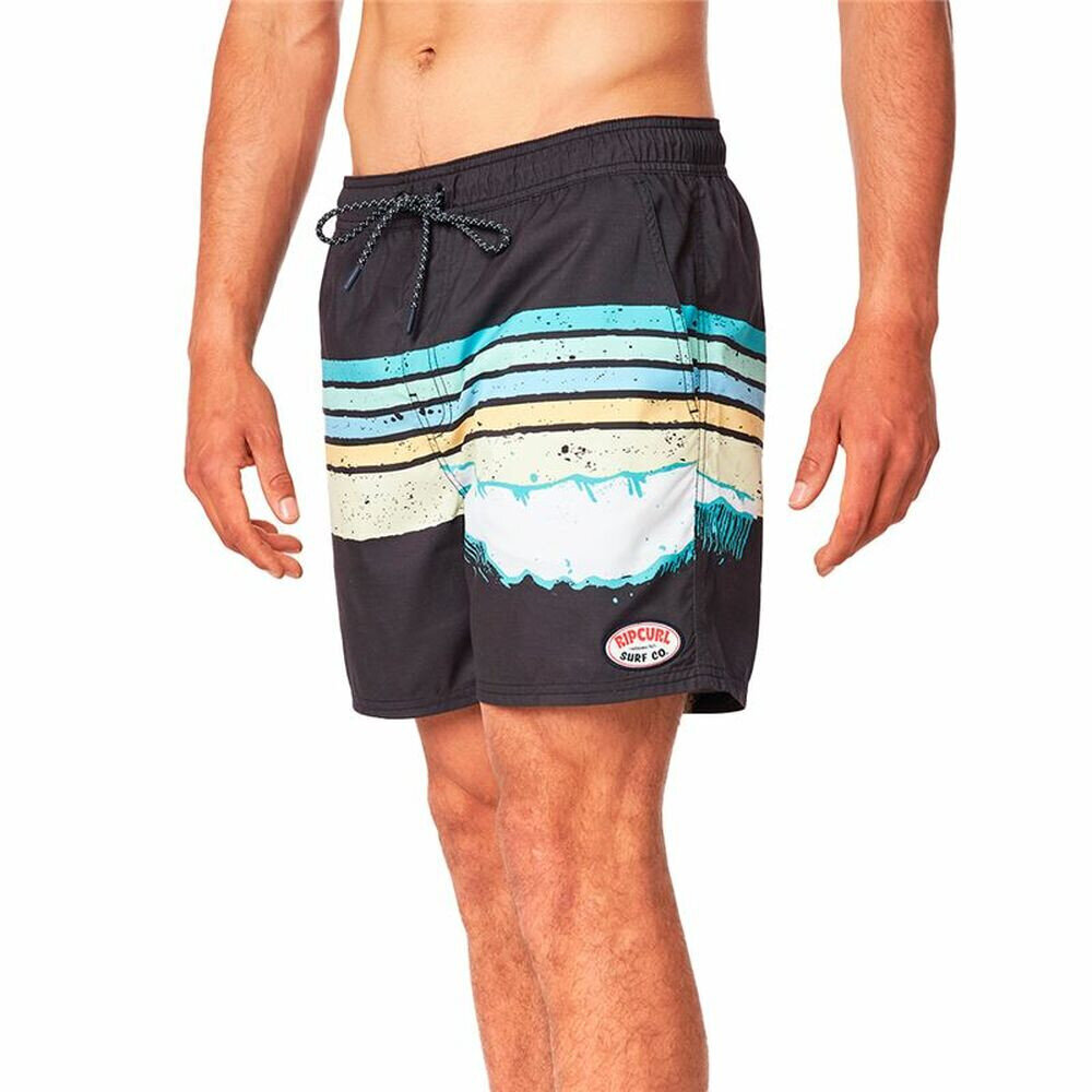 Ujumispüksid meestele Rip Curl Framed Volley, must S6445263 hind ja info | Ujumispüksid, shortsid | kaup24.ee