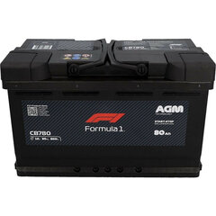 Autoaku Formula 1 F110869 800 A 80 Ah 12 V hind ja info | formula Autokaubad | kaup24.ee