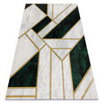 Ковёр Emerald 1015, зелёный / белый / золотой 