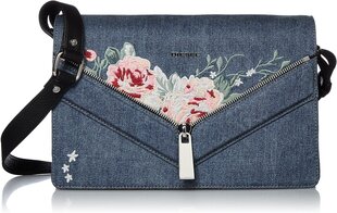 Naiste käekott Diesel Le-Zipper Le-Misha Crossback Bag Denim hind ja info | Naiste käekotid | kaup24.ee