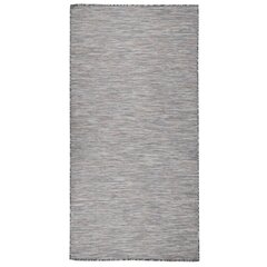 vidaXL silesidus õuevaip, 100 x 200 cm, pruun ja must цена и информация | Ковры | kaup24.ee