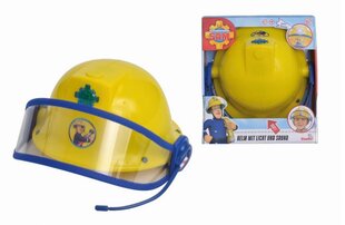 Simba Fireman Sam Helmet Tuletõrjuja Kiiver Heli Valgusefektid hind ja info | Poiste mänguasjad | kaup24.ee