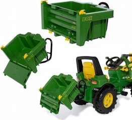 Контейнер для трактора Rolly Toys Rolly Box John Deere цена и информация | Развивающий мелкую моторику - кинетический песок KeyCraft NV215 (80 г) детям от 3+ лет, бежевый | kaup24.ee