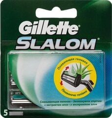 Raseerimisterad Gillette Aloe Vera niisutava ribaga, 5 tk цена и информация | Косметика и средства для бритья | kaup24.ee