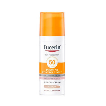 Tooniv päikesekaitsekreem näole Eucerin Sun Pigment Control Tinted SPF50+ 50 ml hind ja info | Päikesekreemid | kaup24.ee