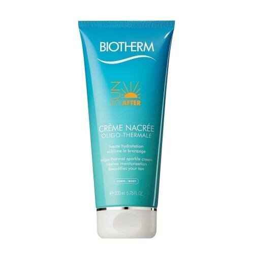 Päevitusjärgne kehakreem Biotherm Sun After Oligo Thermale Sparkle 200 ml цена и информация | Päikesekreemid | kaup24.ee