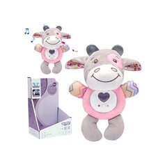 Интерактивная мягкая игрушка для малышей WOOPIE Light Sound Bull Teether Sleeper цена и информация | Drewniana Wieża Piramida Kura Nakładanie Kolorowych Kwadratów LD-15 15276 | kaup24.ee