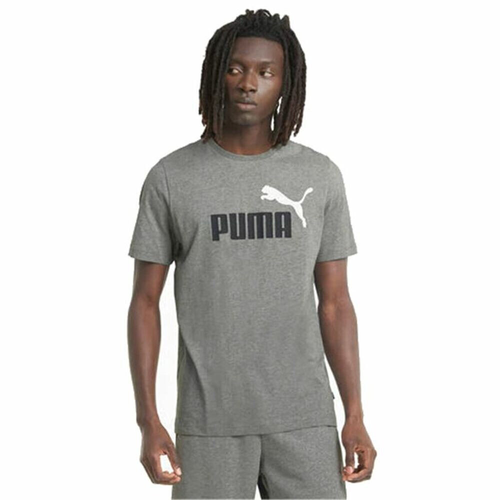 Lühikeste varrukatega T-särk meestele Puma Essentials, tumehall S6441419 цена и информация | Meeste spordiriided | kaup24.ee