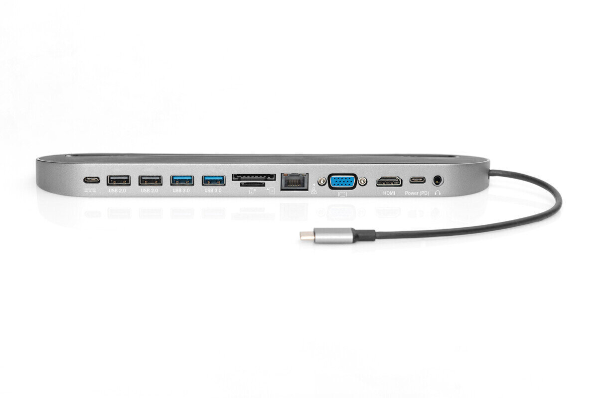 Digitus USB-C Docking Station цена и информация | USB jagajad, adapterid | kaup24.ee