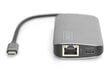 Digitus USB-C Universal Docking Station цена и информация | USB jagajad, adapterid | kaup24.ee