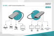 Digitus USB-C Universal Docking Station hind ja info | USB jagajad, adapterid | kaup24.ee