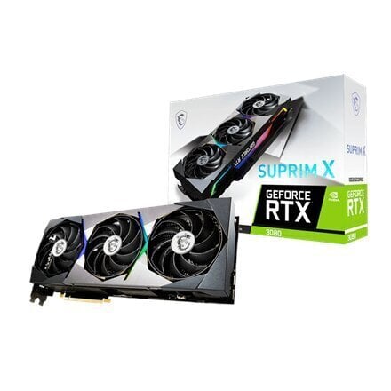 MSI GeForce RTX 3080 Suprim X 10G LHR hind ja info | Videokaardid (GPU) | kaup24.ee