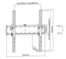 Seinakinnitus LED/LCD/Plasma TV 32-55" hind ja info | Teleri seinakinnitused ja hoidjad | kaup24.ee