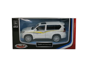 Игрушечный автомобиль MSZ Toyota Land Cruiser Prado, 1:42 цена и информация | Игрушки для мальчиков | kaup24.ee