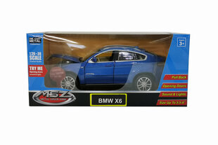 MSZ metallist mudelauto BMW X6, 1:32 hind ja info | Poiste mänguasjad | kaup24.ee