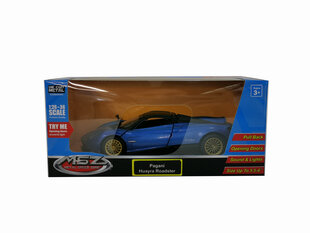 MSZ metallist mudelauto Pagani Huayra Roadster, 1:32 цена и информация | Игрушки для мальчиков | kaup24.ee