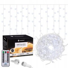 LED-valguskett - jääpurikad 500 LED, valge värv цена и информация | Гирлянды | kaup24.ee