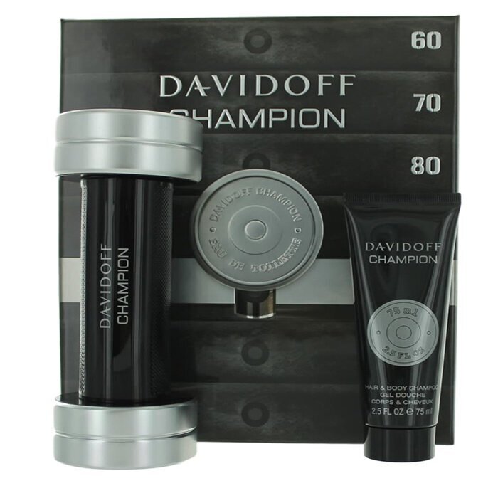 Komplekt Davidoff Champion: EDT meestele 90 ml + dušigeel 75 ml цена и информация | Meeste parfüümid | kaup24.ee