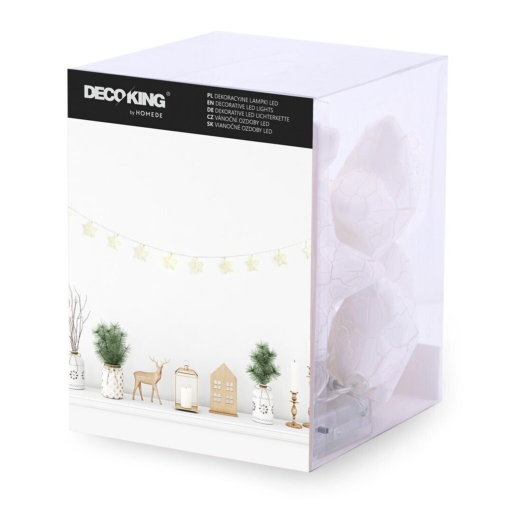 Dekoratsioon DecoKing Lavar, 10 tk. hind ja info | Jõulukaunistused | kaup24.ee