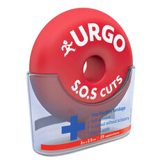 Side Urgo S.O.S Cuts, 3 m x 2,5 cm hind ja info | Esmaabi | kaup24.ee