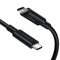 Кабель Choetech USB4, USB-C - USB-C, 40 Гбит/с, 100 Вт, 20 В/ 5 А, 8K/ 60 Гц, 0,8 м цена и информация | Borofone 43757-uniw | kaup24.ee