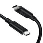 Kaabel Choetech USB4, USB-C - USB-C, 40Gbps, 100W, 20V/ 5A, 8K/ 60HZ, 0.8m цена и информация | Mobiiltelefonide kaablid | kaup24.ee