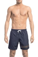 Meeste rannapüksid Bikkembergs Medium boardshort, Navy XL цена и информация | Плавки, плавательные шорты | kaup24.ee