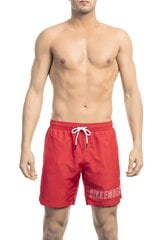 Meeste rannapüksid Bikkembergs Medium boardshort, Red XL hind ja info | Ujumispüksid, shortsid | kaup24.ee