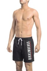 Meeste rannapüksid Bikkembergs Medium boardshort, Black XL hind ja info | Ujumispüksid, shortsid | kaup24.ee