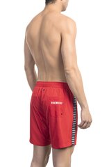 Meeste rannapüksid Bikkembergs Medium boardshort, Red XXL hind ja info | Ujumispüksid, shortsid | kaup24.ee