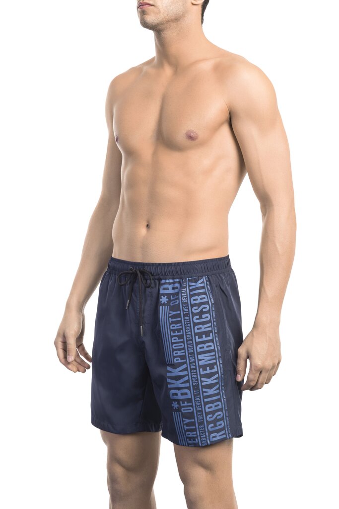 Meeste rannapüksid Bikkembergs Medium boardshort, Navy L цена и информация | Ujumispüksid, shortsid | kaup24.ee