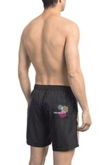 Meeste rannapüksid Bikkembergs Medium boardshort, Black XL hind ja info | Ujumispüksid, shortsid | kaup24.ee