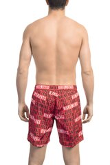 Meeste rannapüksid Bikkembergs Medium boardshort, Red XL цена и информация | Плавки, плавательные шорты | kaup24.ee