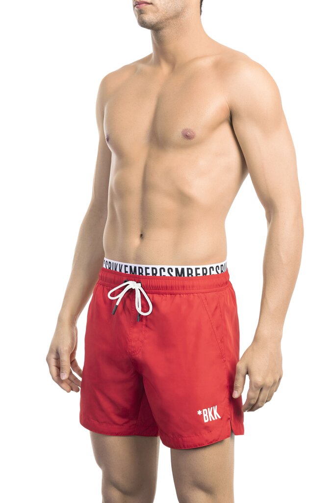 Meeste rannapüksid Bikkembergs Short boardshort, Red XL hind ja info | Ujumispüksid, shortsid | kaup24.ee