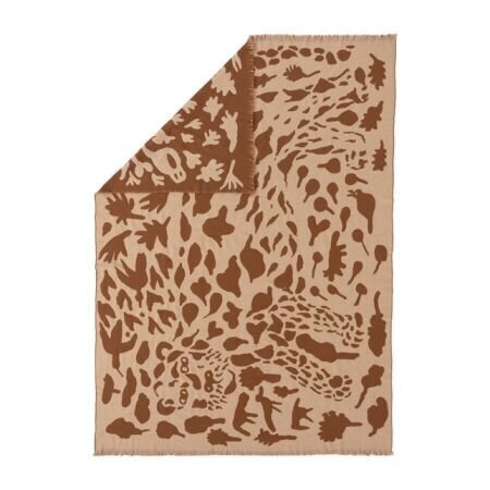 Iittala pleed OTC Cheetah brown, 180x130 cm цена и информация | Voodikatted, pleedid | kaup24.ee