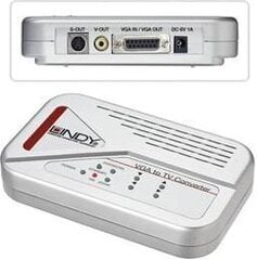 Адаптер AV Lindy Composite Video - S-Video - D-Sub (VGA) (32566) цена и информация | Адаптеры и USB-hub | kaup24.ee