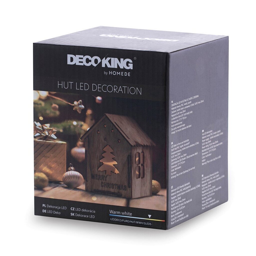 DecoKing Hut LED dekoratsioon Furo, 5 tk. hind ja info | Jõulukaunistused | kaup24.ee