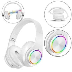 Juhtmevabad kõrvaklapid LED-valgusega, valge hind ja info | Kõrvaklapid | kaup24.ee