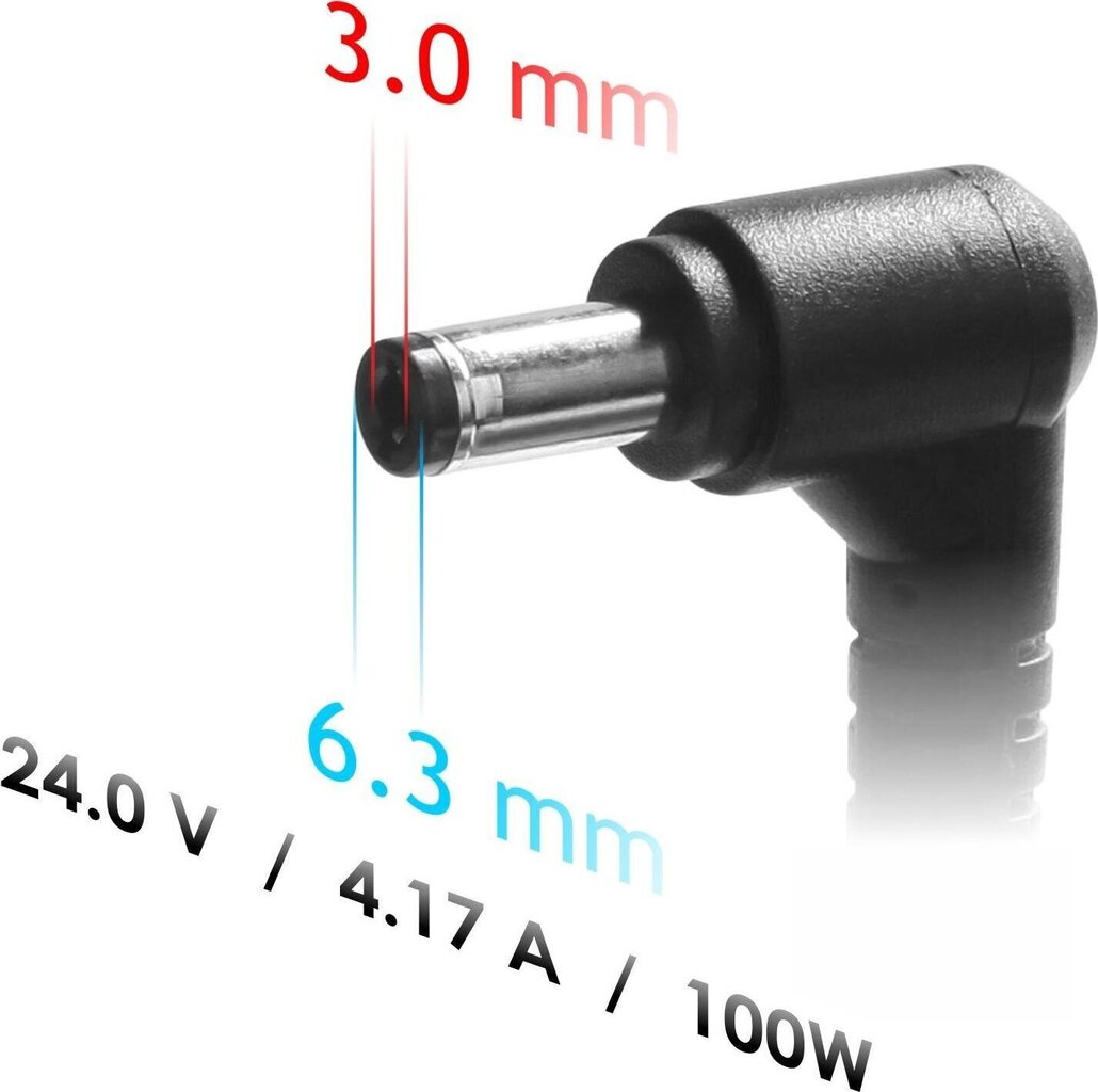 Akyga 100-250V, 24V, 4.17A, 100W цена и информация | Sülearvutite laadijad | kaup24.ee