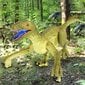 Dinosaurus Velociraptor koos juhtpaneeli, heli- ja valgusefektidega цена и информация | Poiste mänguasjad | kaup24.ee