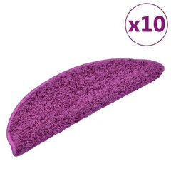 vidaXL trepivaibad 10 tk, 56 x 20 cm, violetne цена и информация | Ковры | kaup24.ee