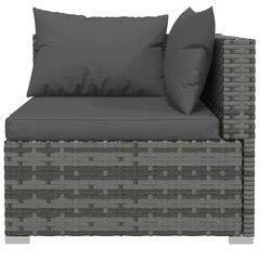 Комплект мебели с подушками, 11 частей, серый цена и информация | Комплекты уличной мебели | kaup24.ee