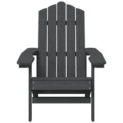 vidaXL Garden Adirondack toolid, 2 tk., antratsiitvärvi, HDPE hind ja info | Aiatoolid | kaup24.ee