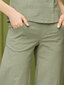 Elastsed linasest kärbitud püksid Lega KL44, roheline hind ja info | Naiste lühikesed püksid | kaup24.ee
