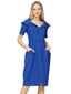 Stretch linasest kapuutsiga kleit LegaSK140, sinine цена и информация | Kleidid | kaup24.ee