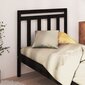 vidaXL voodipeats, must, 96 x 4 x 100 cm, männipuit hind ja info | Voodid | kaup24.ee