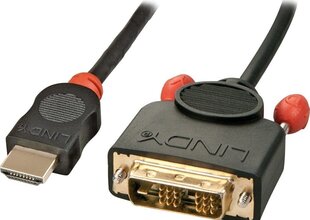 Кабель Lindy HDMI - DVI-D 0,5 м цена и информация | Кабели и провода | kaup24.ee