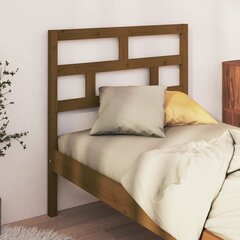 Изголовье кровати, 81x4x100 см, коричневое цена и информация | Кровати | kaup24.ee