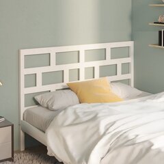 Изголовье кровати, 166x4x100 см, белое  цена и информация | Кровати | kaup24.ee