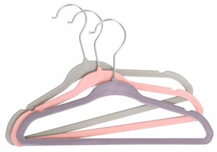 Велюровые вешалки Mini Girl комплект 30 шт. цена и информация | Вешалки и мешки для одежды | kaup24.ee